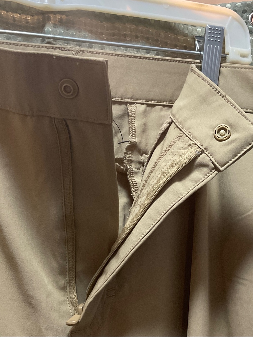 Fabletics Men's Khaki Performance Chinos - Picture 5 of 6